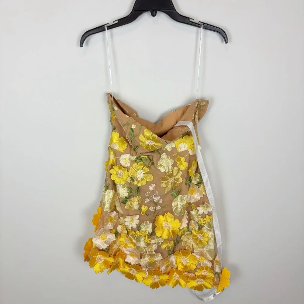 ELLIATT New Age Dress in Yellow Multi Size M - Picture 4 of 11